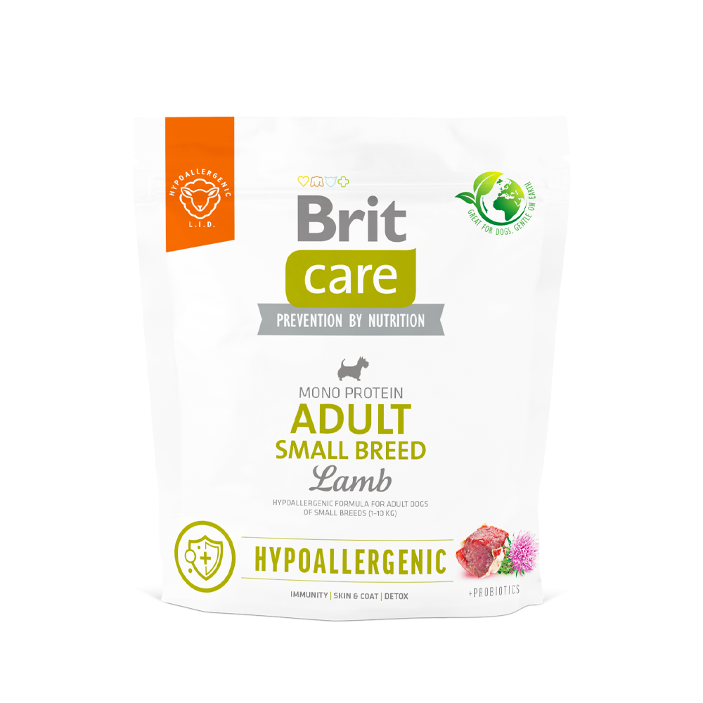 BRIT CARE ADULT SMALL BREED LAMB 1 KG