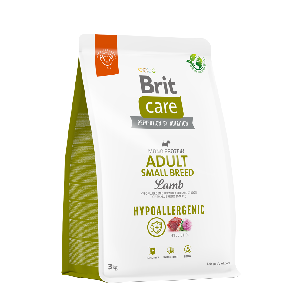 BRIT CARE ADULT SMALL BREED LAMB 3KG