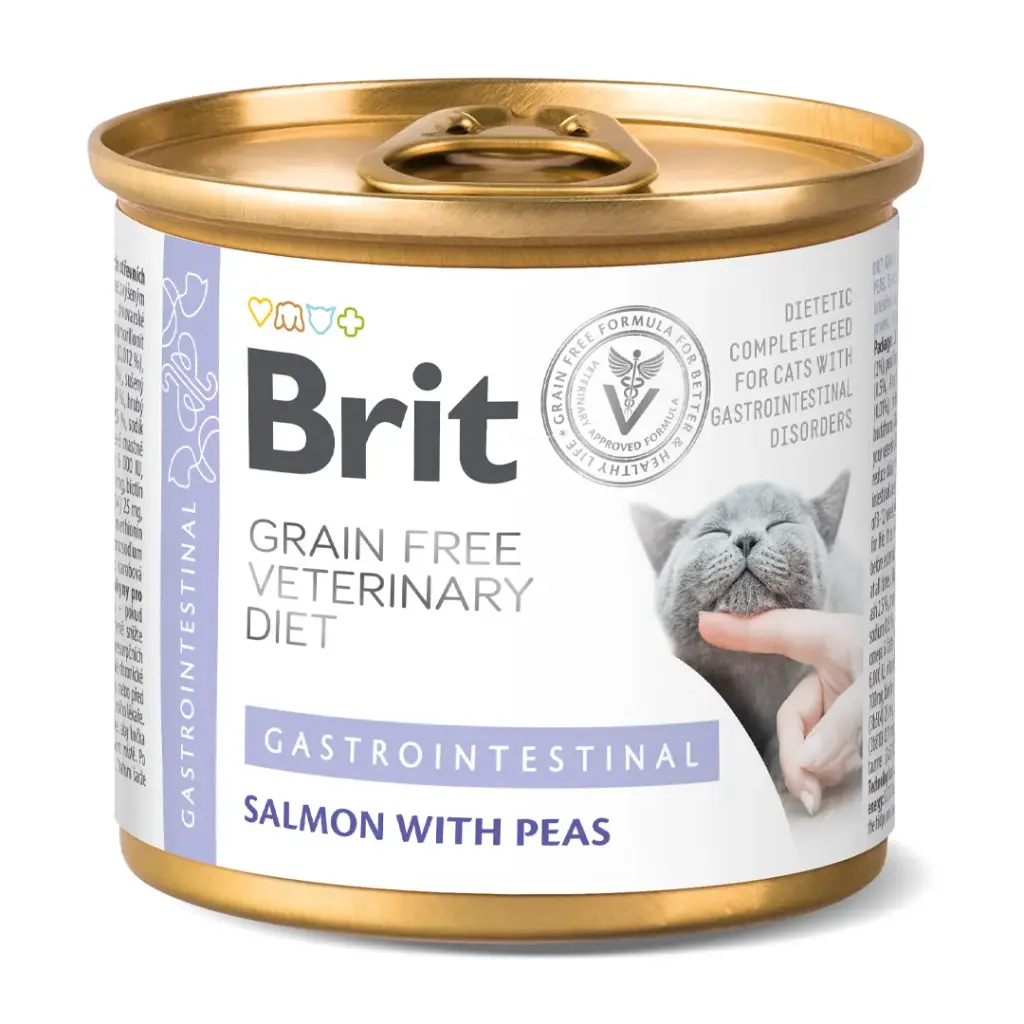 BRIT GFREE VET DIETS CAT CAN GASTROINTESTINAL 200 GR
