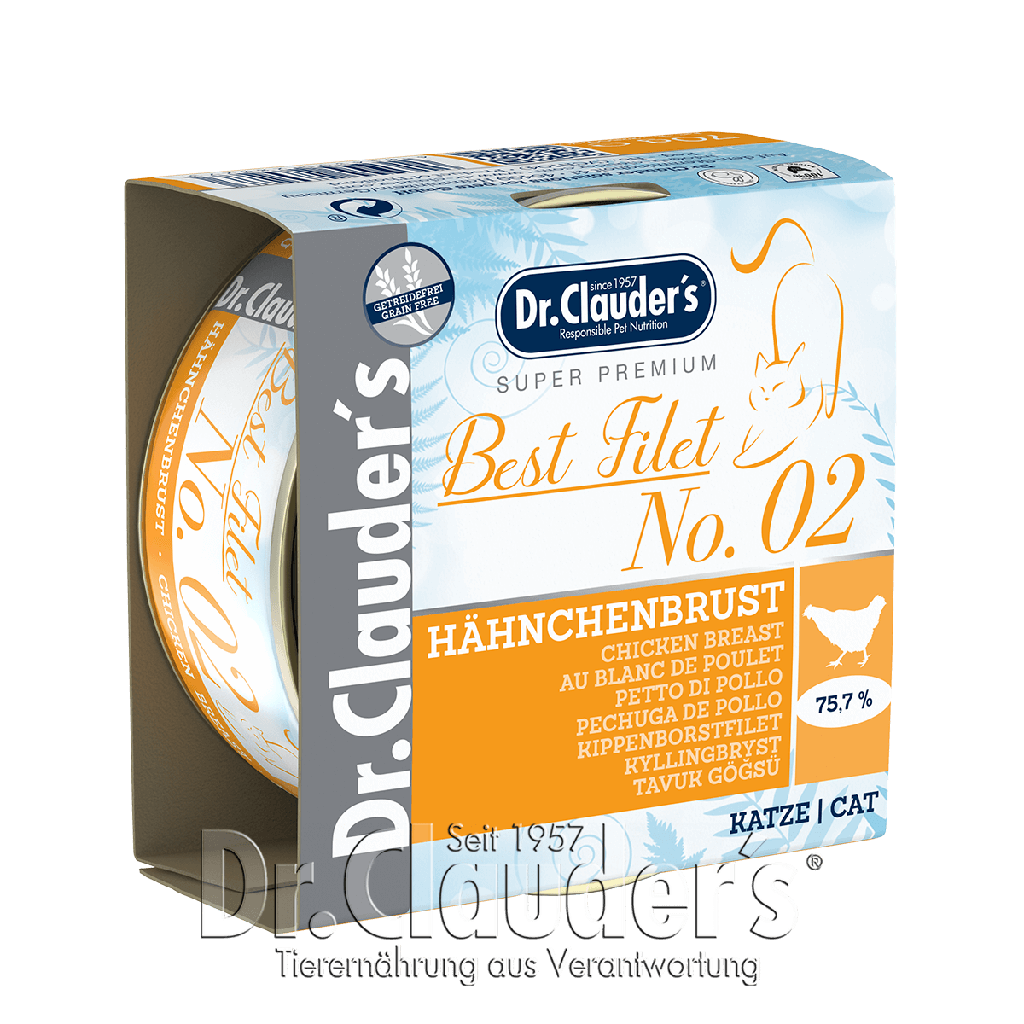 DR. CLAUDERS CAT BEST FILET PECHUGA DE POLLO 70 GR