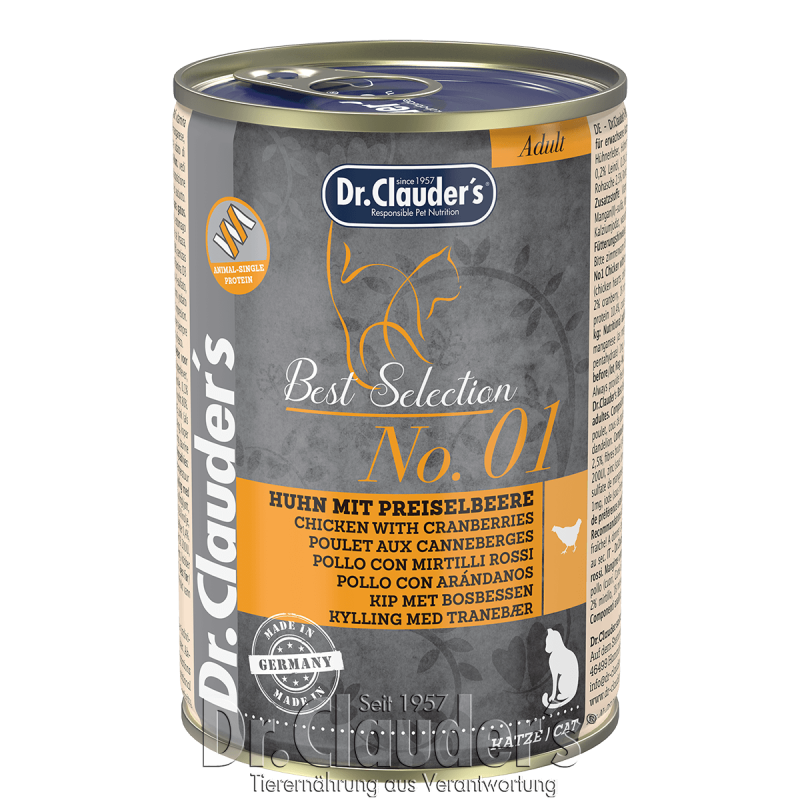 DR. CLAUDERS CAT POLLO CON ARANDANOS 400 GR
