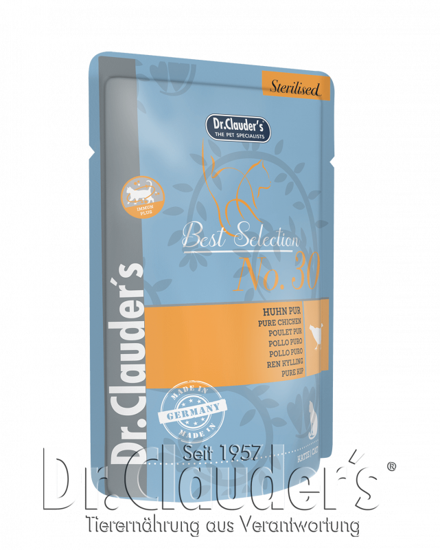DR. CLAUDERS CAT STERILISED POLLO PURO 85 GR