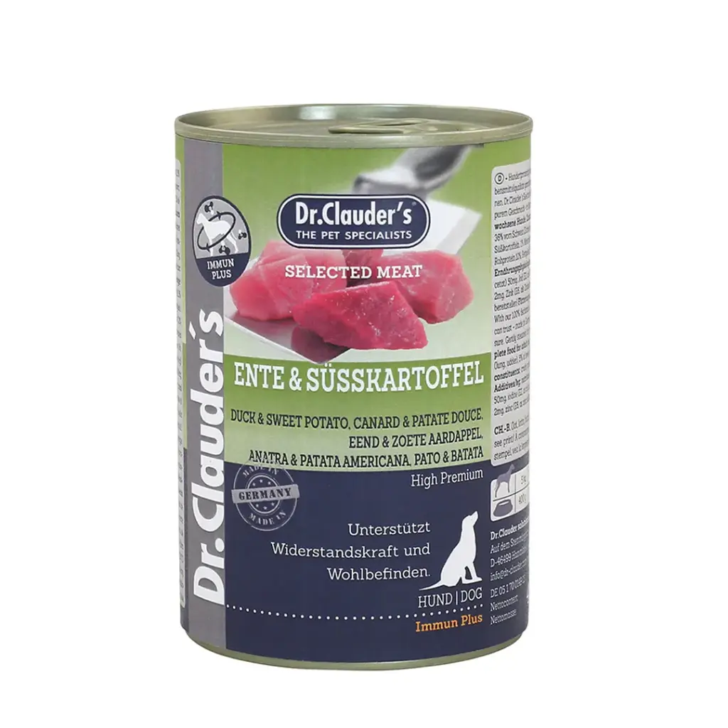DR CLAUDERS DOG PATO Y CAMOTE 400 GR