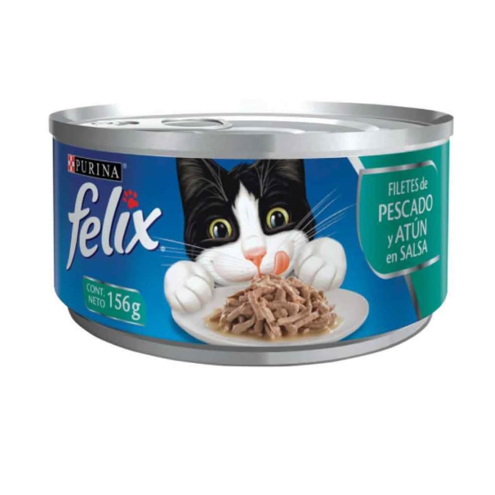 FELIX FILETES DE PESCADO Y ATÚN EN SALSA LATA 156 GR