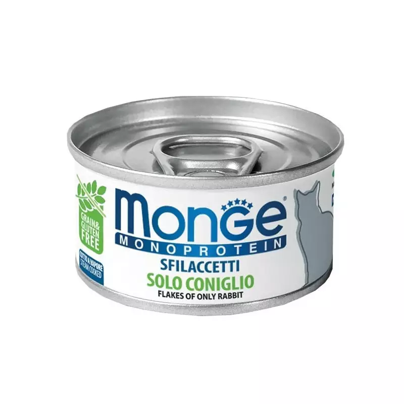 MONGE FELINE ADULT MONOPROTEIN CONEJO 80 GR