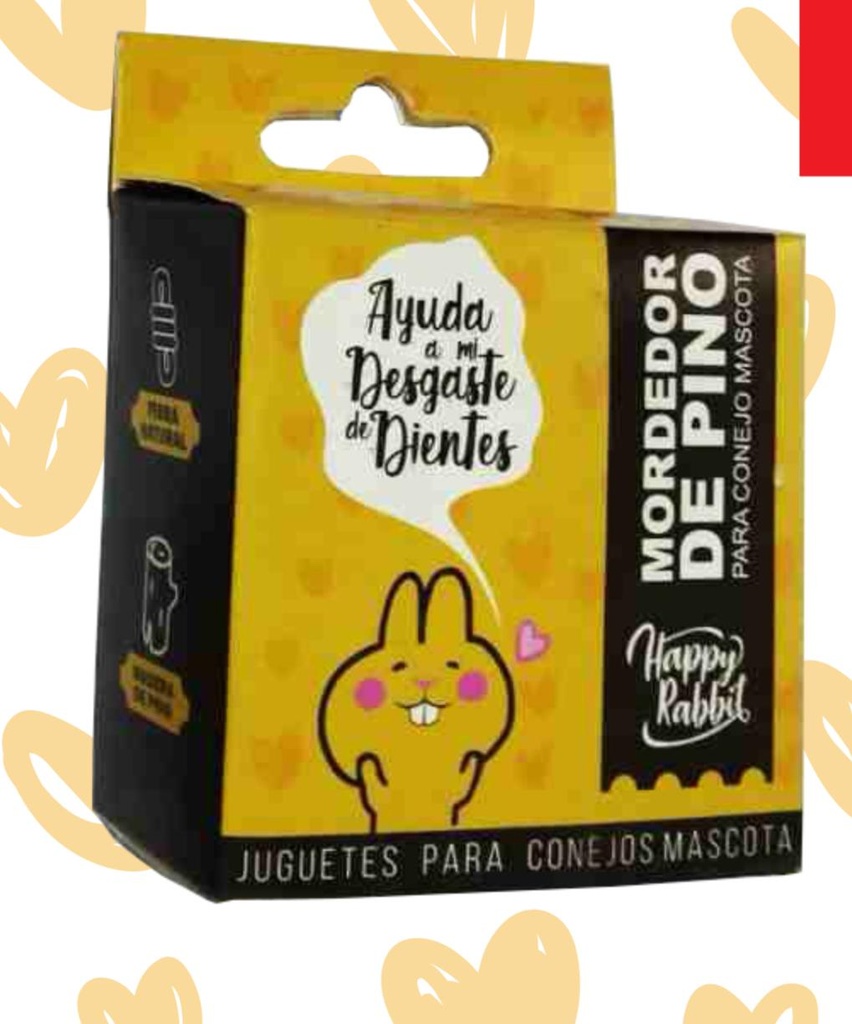 MORDEDOR DE PINO PARA CONEJO