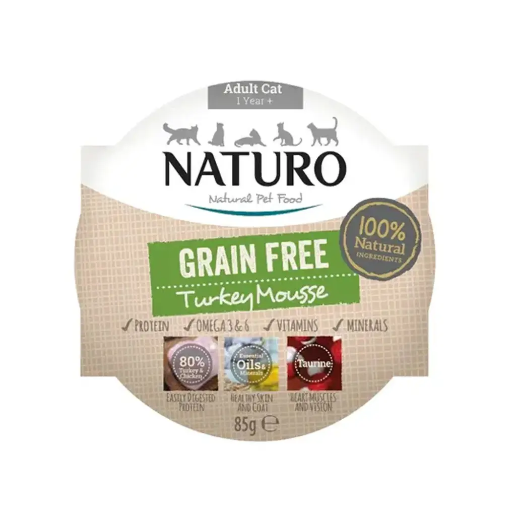 NATURO MOUSSE DE PAVO ADULTO 85 GR