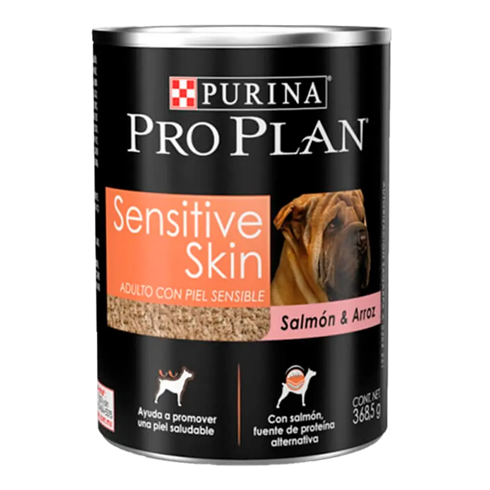 PRO PLAN ADULTO SENSITIVE SALMON Y ARROZ LATA 368 GR
