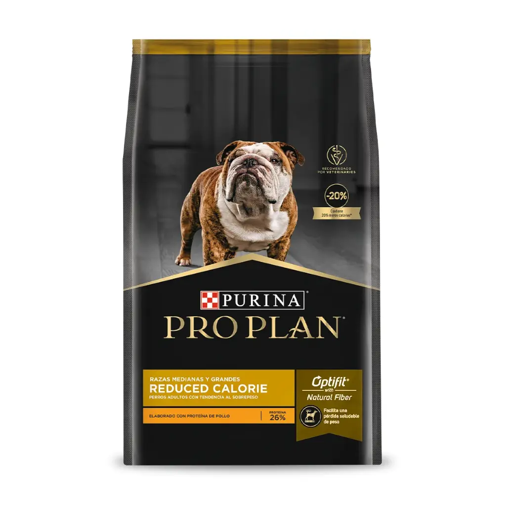 PRO PLAN REDUCED CALORIE RAZAS MEDIANAS Y GRANDES 3KG