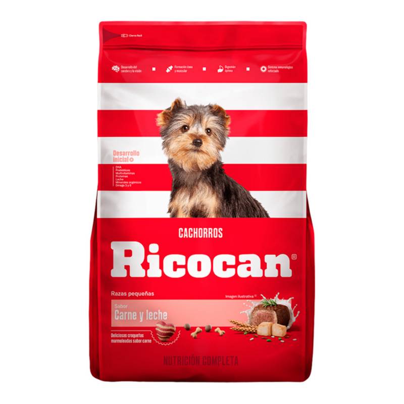 RICOCAN SB CARNE Y LECHE CACHORROS RAZA PEQUEÑA 3 Kg