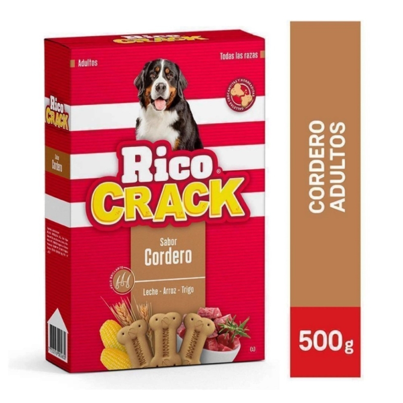 RICOCRACK ADULTOS SABOR CORDERO 500 Gr