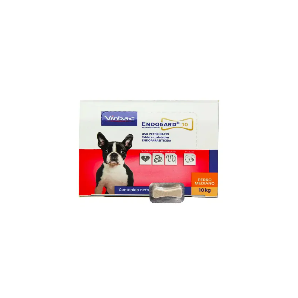 VIRBAC ENDOGARD HASTA 10 KG