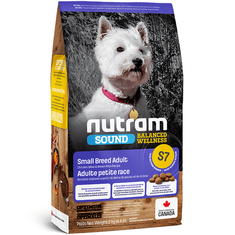NEW S7 NUTRAM SOUND SMALL BREED ADULT DOG 2 KG