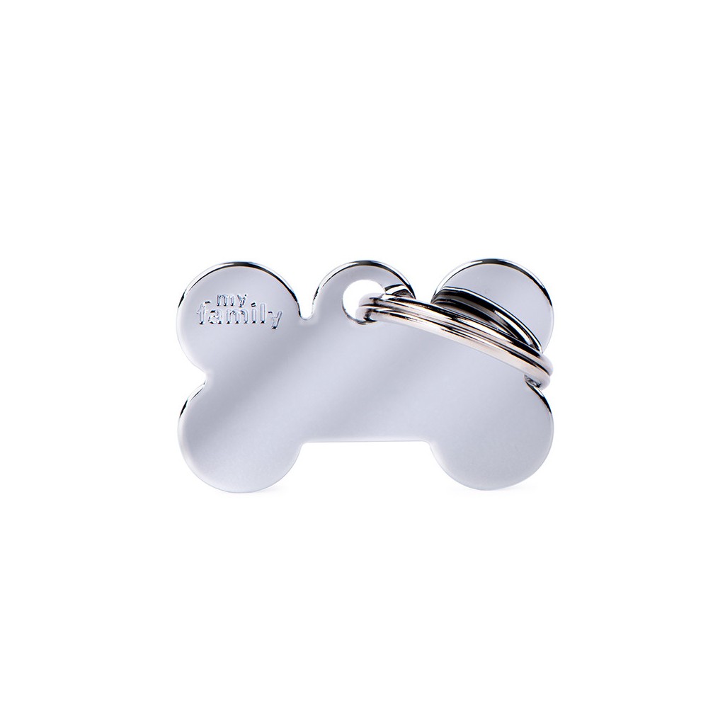 MY FAMILY - SMALL BONE CHROMED BRASS