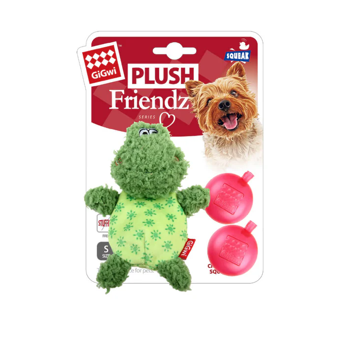 GIGWI FROG PLUSH FRIENDZ