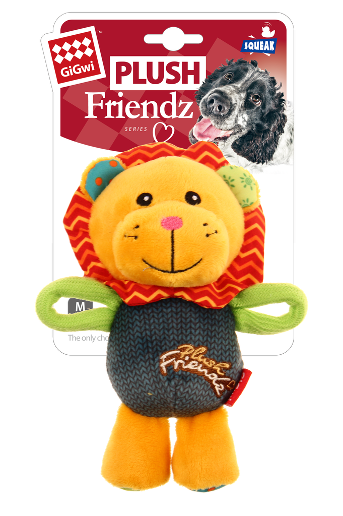 GIGWI LION PLUSH FRIENDZ