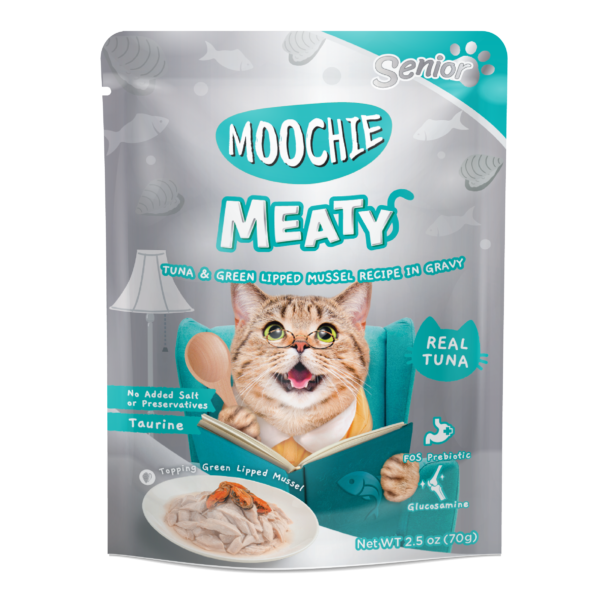 MOOCHIE CAT MEATY TUNA & GREEN LIPPED MUSSSEL  70G
