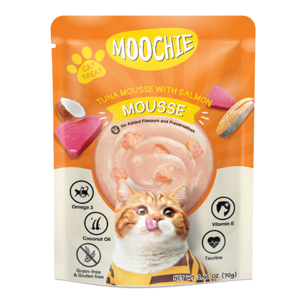 MOOCHIE CAT TUNA MOUSSE WITH SALMON 70G