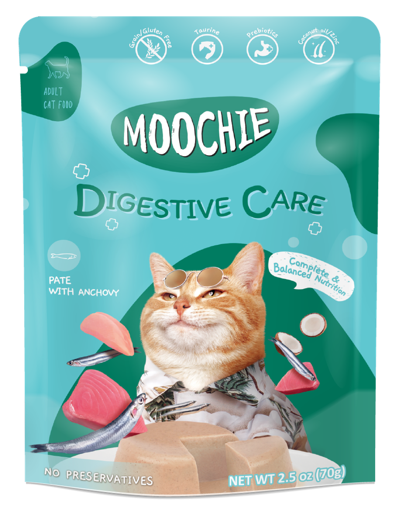 MOOCHIE CAT DIGESTIVE CARE WITH ANCHOVY 70G