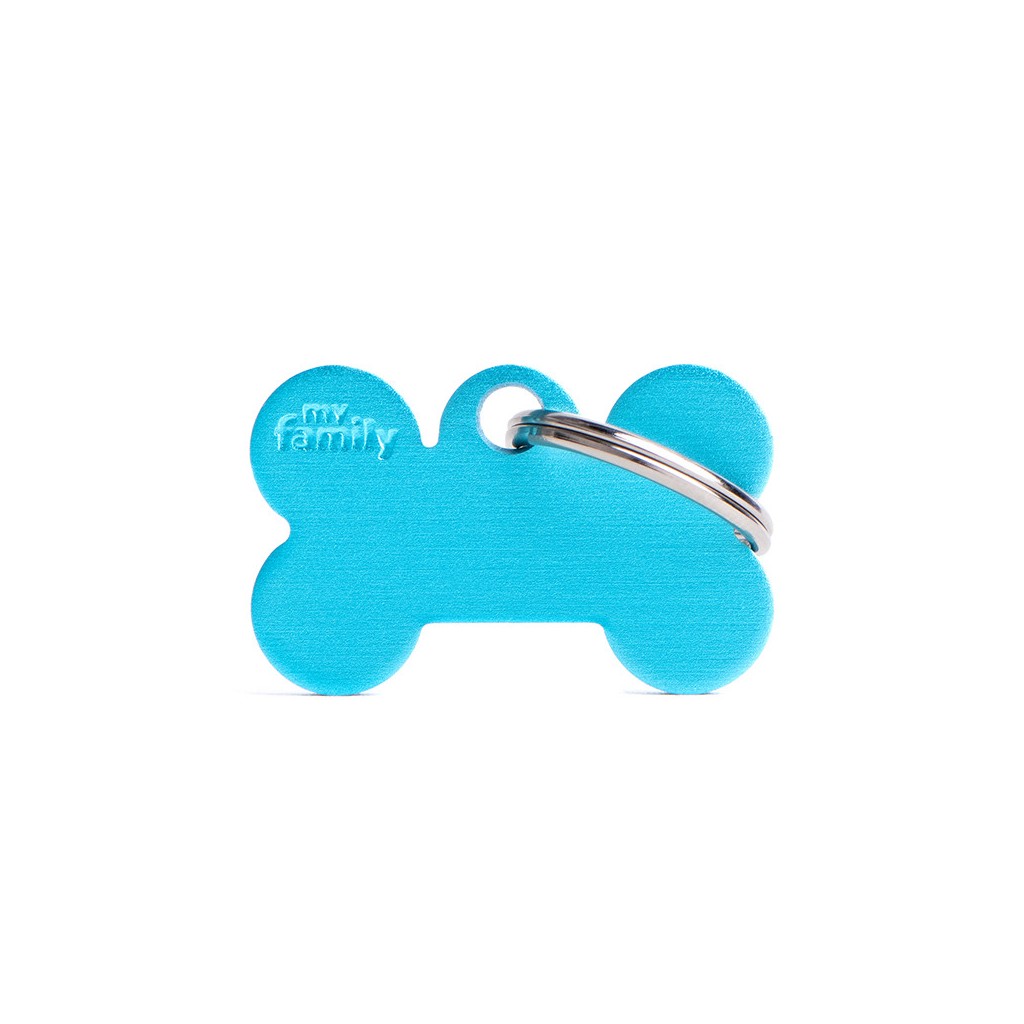 MY FAMILY - SMALL BONE ALUMINUM LIGHT BLUE