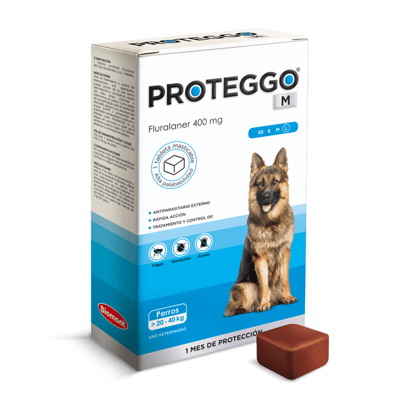 PROTEGGO 1M (20 - 40 KG) X 1 TAB