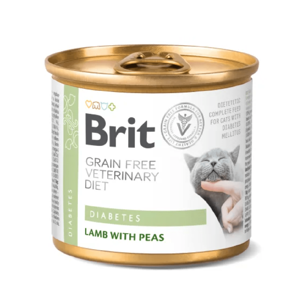 BRIT GF VET DIETS CAT CAN DIABETES 200 GR