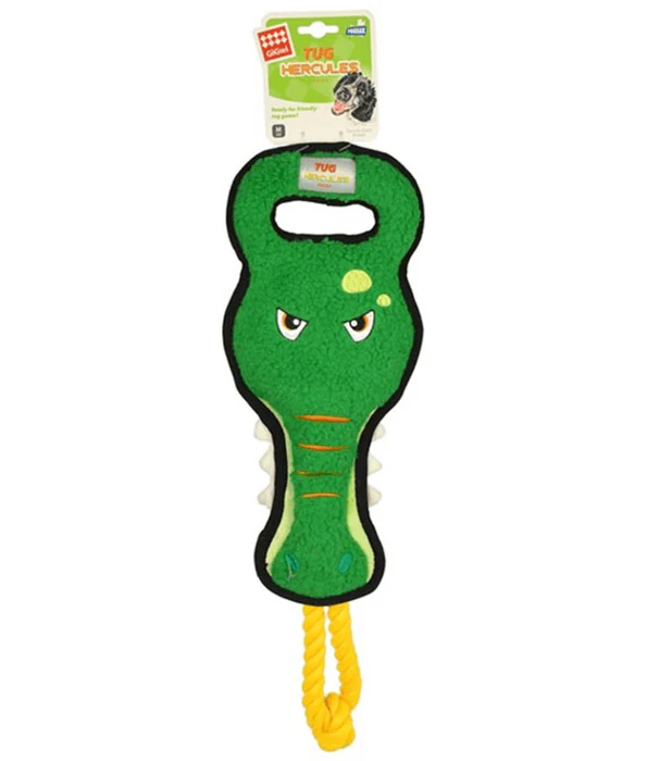 GIGWI CROCODILE COTTON ROPE DOG TOY 