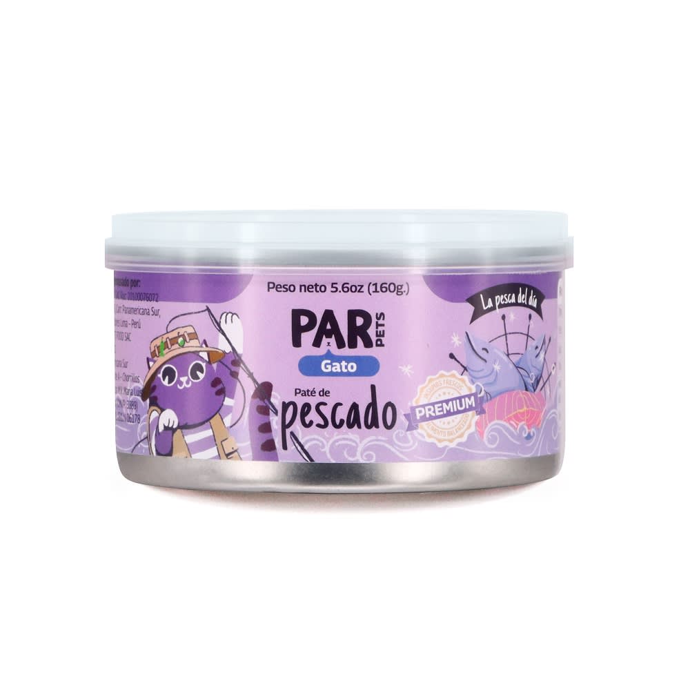 PAR PETS PATE DE PESCADO 160 GR