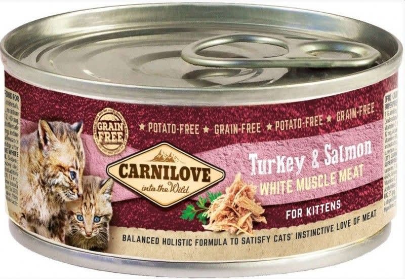 CARNILOVE TURKEY & SALMON FOR KITTENS 100GR