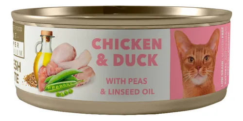 AMITY CHICKEN AND DUCK ADULT CAT WET FOOD 80 GR