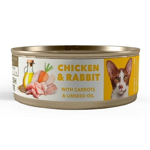 AMITY CHICKEN AND RABBIT ADULT CAT WET FOOD 80 GR