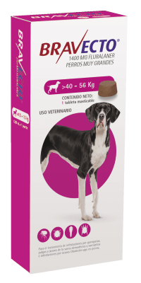 BRAVECTO 1400MG. ( 40KG. - 56KG. )