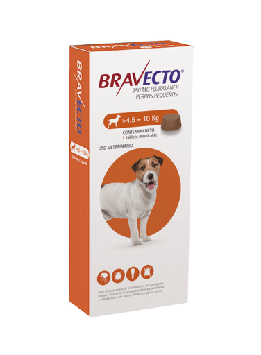 BRAVECTO 250MG. ( 4.5KG. - 10KG. )