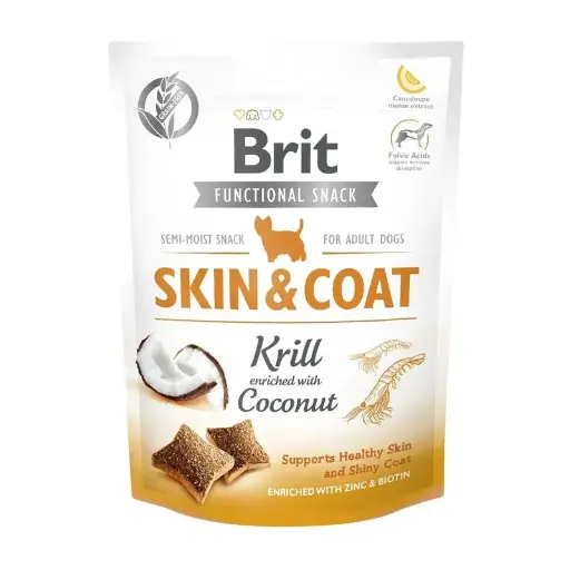 BRIT CARE KRILL ENRIQUECIDO CON COCO (PIEL Y PELO SALUDABLE) 150 GR