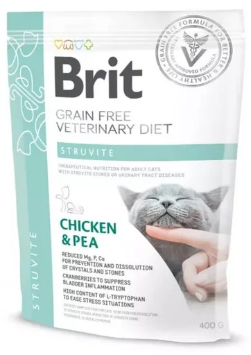 BRIT GF VET DIETS CAT STRUVITE  400 G