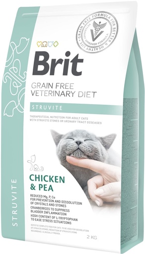 BRIT GF VET DIETS CAT STRUVITE 2 kg