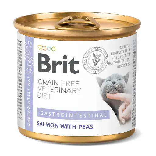 BRIT GFREE VET DIETS CAT CAN GASTROINTESTINAL 200 GR