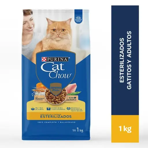 CAT CHOW ESTERILIZADO 1 KG