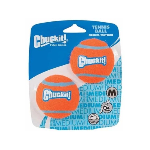 CHUCKIT! TENNIS BALL 2-PACK MEDIUM