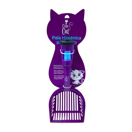 CUTE CAT PALA C/BOLSA MORADA
