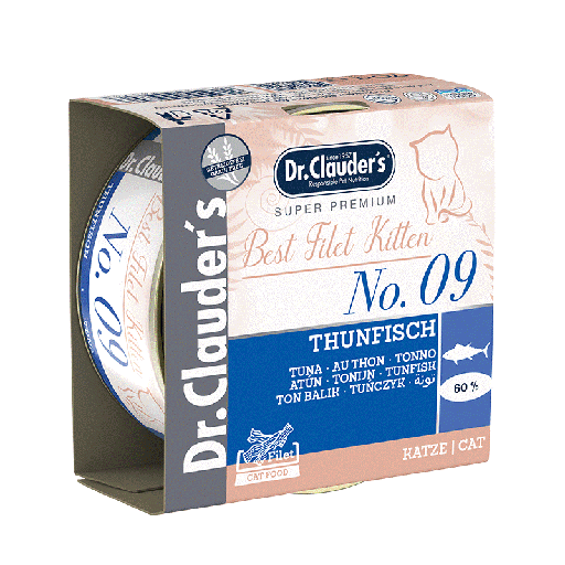 DR. CLAUDERS CAT BEST FILET ATUN KITTEN 70 GR