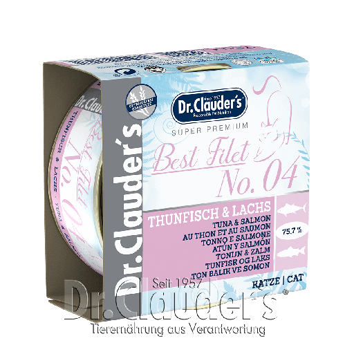 DR. CLAUDERS CAT BEST FILET ATUN Y SALMON 70 GR