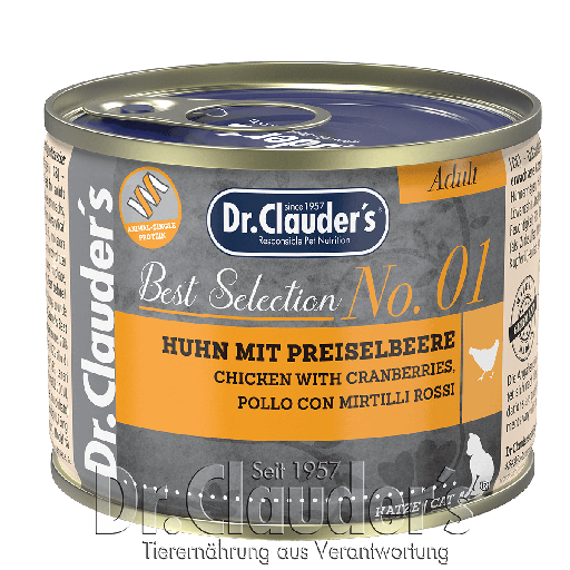 DR. CLAUDERS CAT POLLO CON ARANDANOS 200 GR