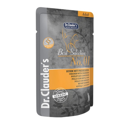 DR CLAUDERS CAT POLLO CON ARANDANOS 85 GR
