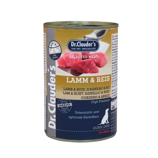 DR CLAUDERS DOG CORDERO Y ARROZ 400 GR