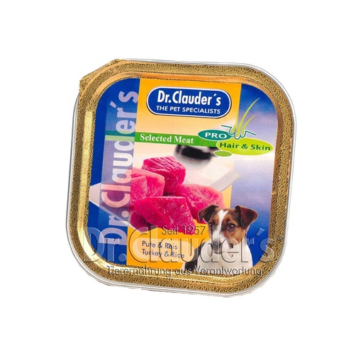 DR. CLAUDERS DOG PAVO Y ARROZ 100 GR