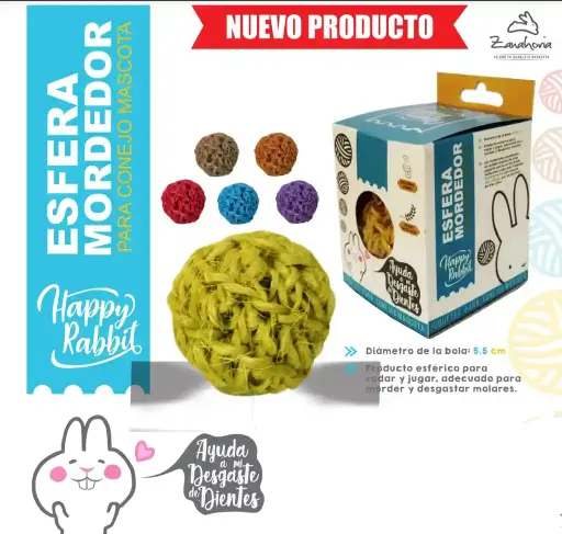 ESFERA MORDEDORA PARA CONEJO