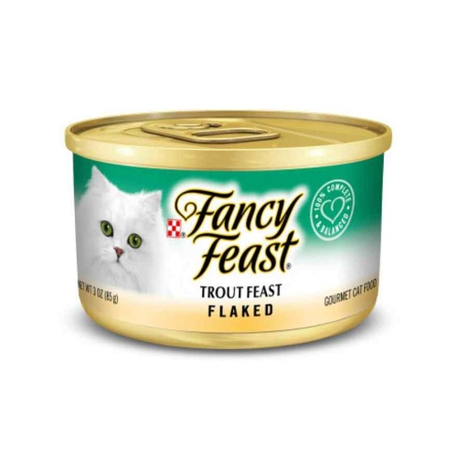 FANCY FEAST FESTIVAL DE COPOS CON TRUCHA 85 GR