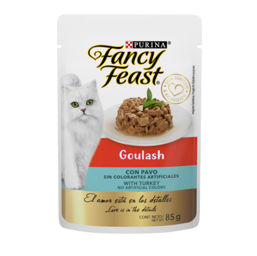 FANCY FEAST GOULASH PAVO 85g