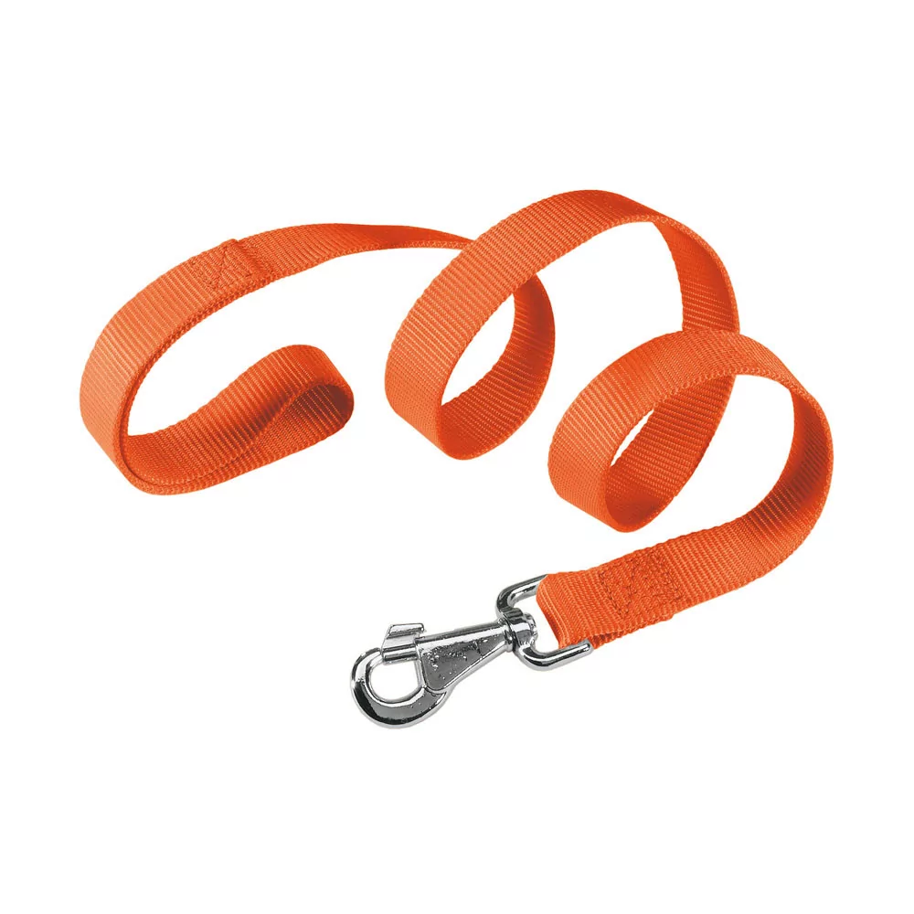FERPLAST - CLUB G20/120 ORANGE NYLON DOG LEAD